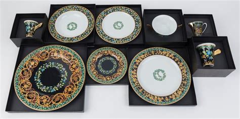 buy complete service versace gold ivy|versace dinnerware collection.